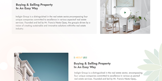 Indigin Website Snippet 1