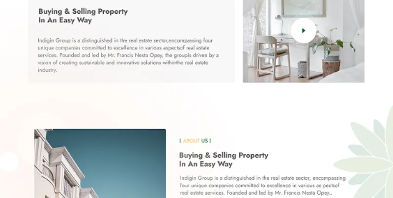 Indigin Website Snippet 1